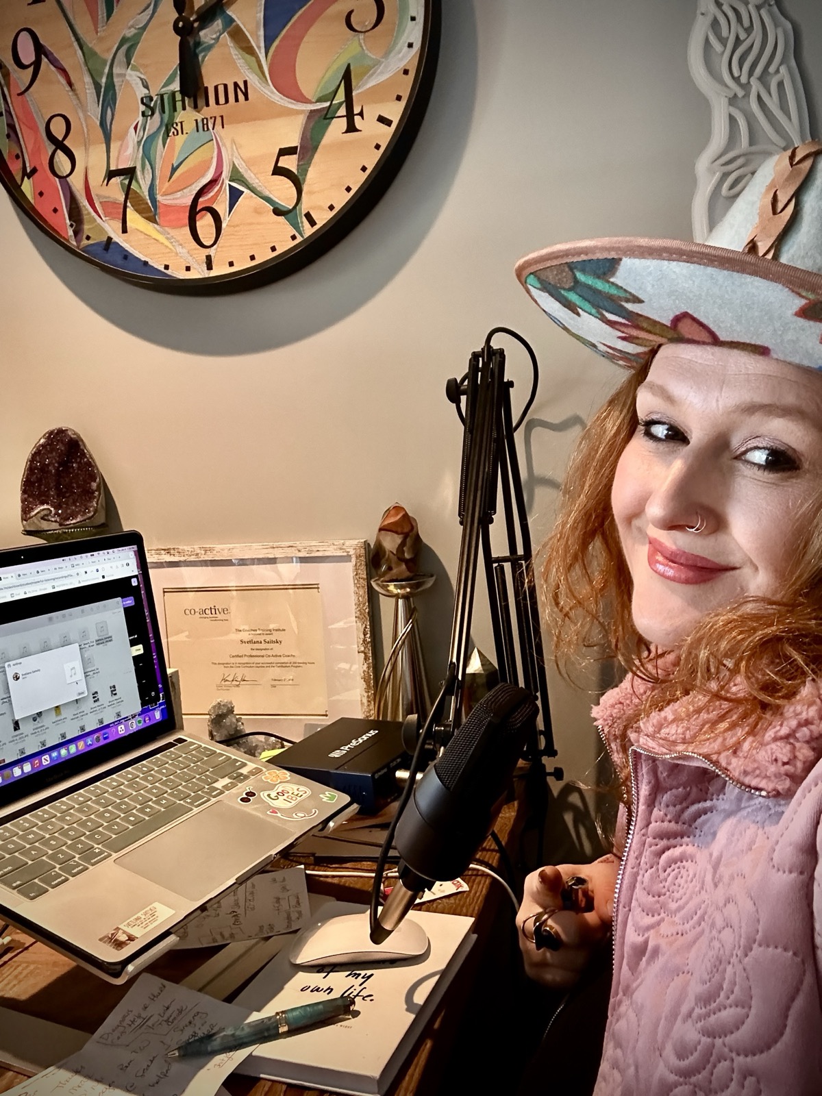 Svetlana Saitsky recording Masterful Listening